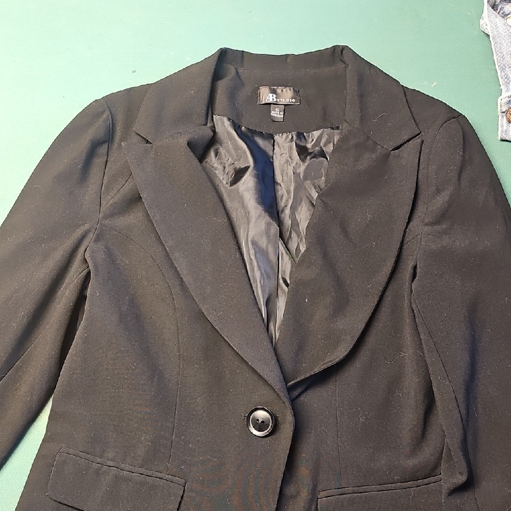 AB Studio Classic Black Blazer